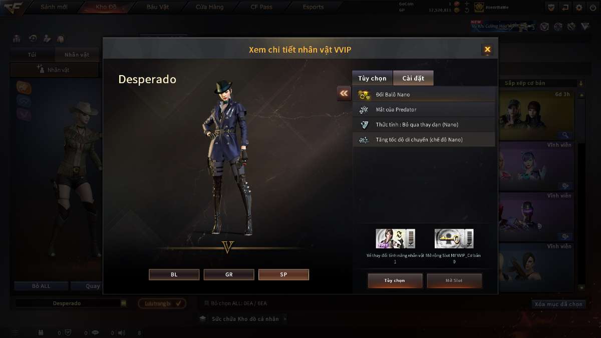 shop acc cf uy tin gia re